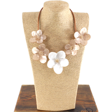 Acrylic Flower Statement Necklace