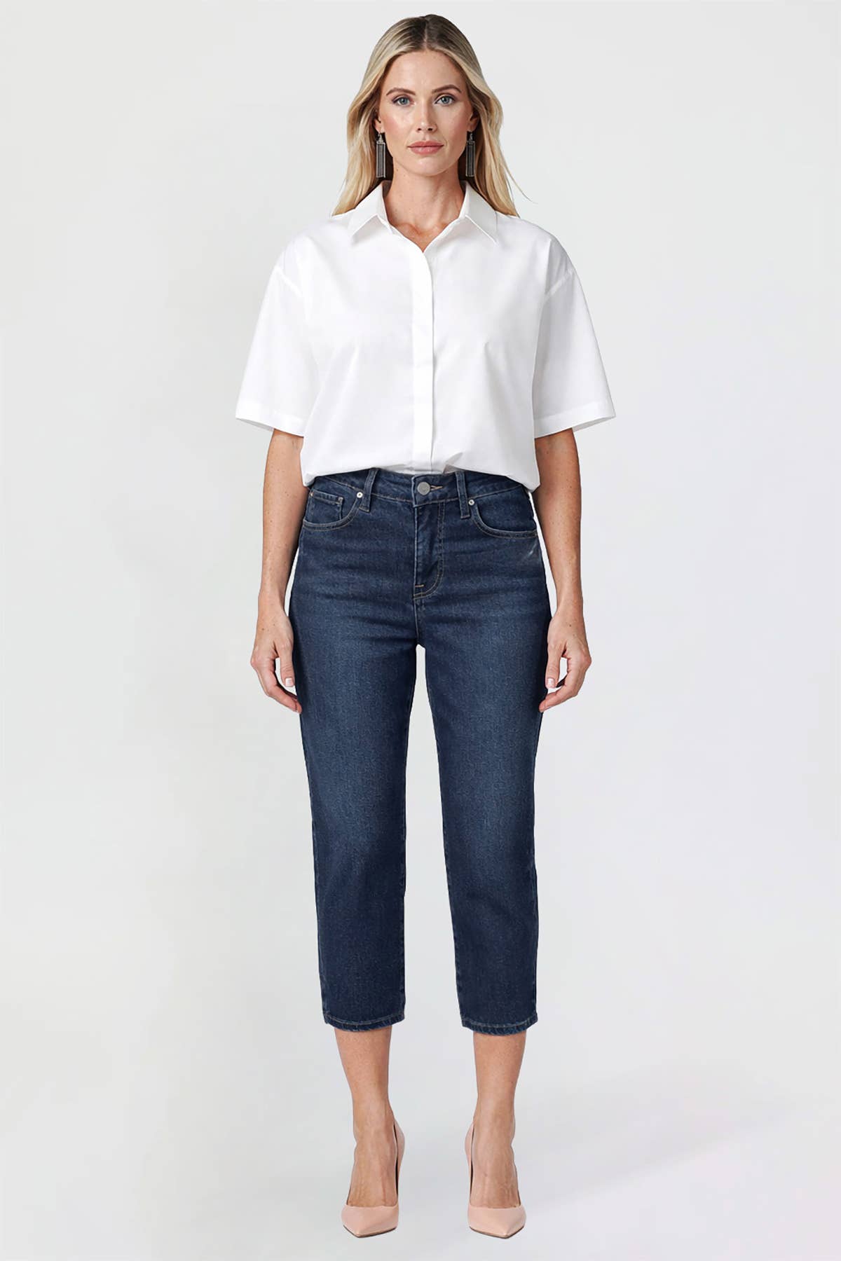 YMI Missy Side Slit Capris (REG)