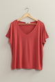 Brick V-Neck Dolman Top (REG)