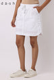 Kaitlyn Cargo Skort in White (REG)