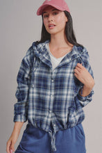 Navy Flannel Shacket (REG)