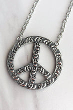 Turquoise Blaze Peace Necklace