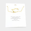 Gold Dipped CZ Station Anklet