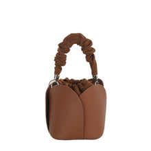 Scrunch Handle Petal Bucket Bag