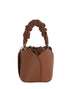 Scrunch Handle Petal Bucket Bag
