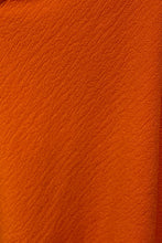 Orange Crepe Poncho Top (REG)