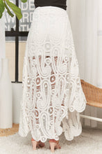 Crochet Lace High Low Skirt (REG)