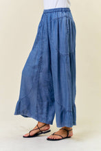 Wide Leg Elastic Tencel Pants in Dk Denim (REG)