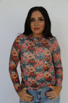Vintage Poppy Mesh Top (REG)
