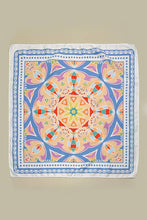 Blue and Orange Tribal Fashion Scarf