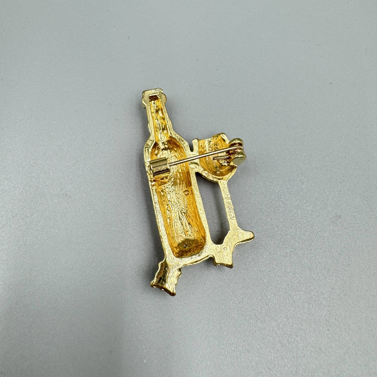 Wine Bottle Brooch