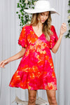 Summer Heat Floral Mini Dress (REG)