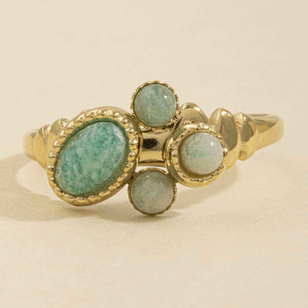 Multi Stone Cluster Bypass Ring
