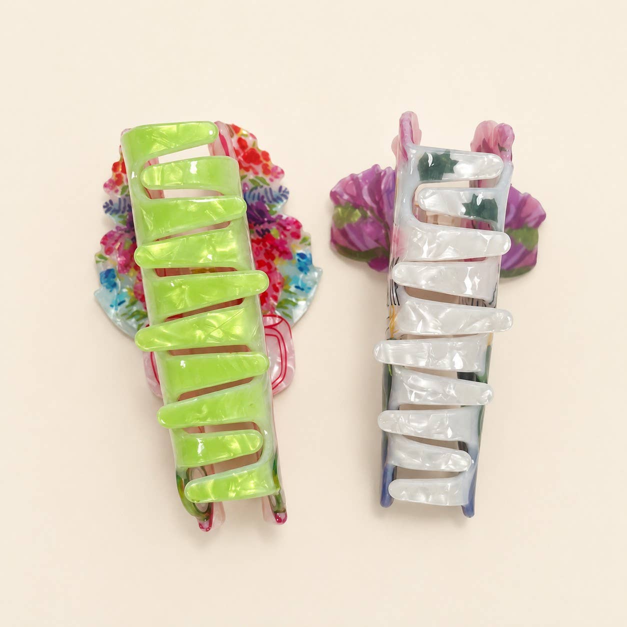 Fresh Flowers Claw Clip
