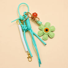 Flower Rope Carabiner Keychain Bag Charm