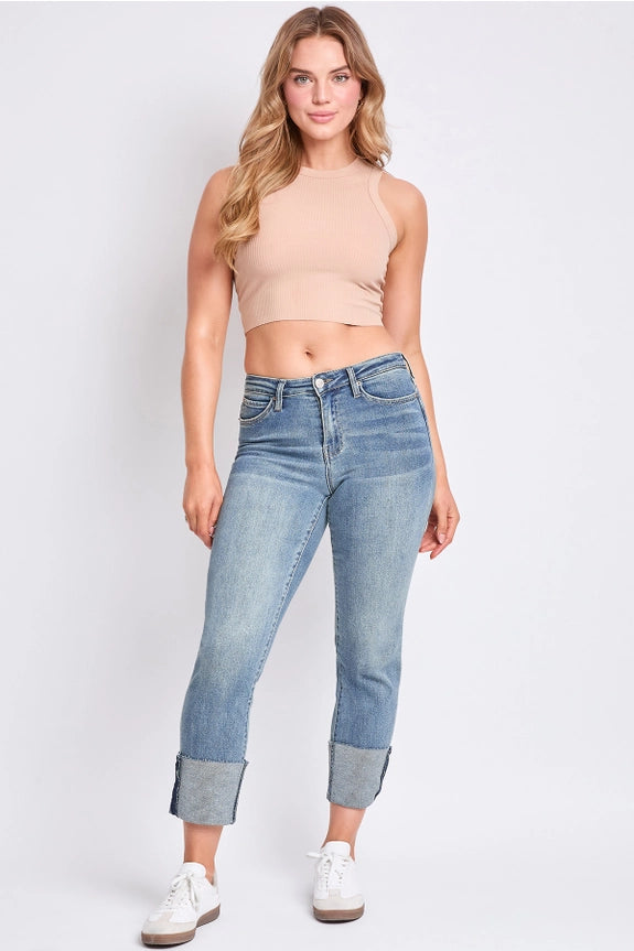 Dixie Mega Cuff Straight Jeans (P023360)
