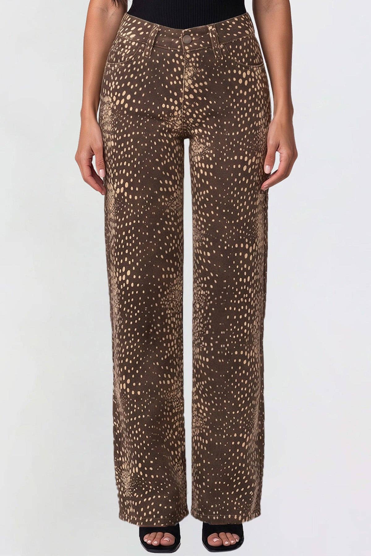 YMI Hazel Fawn Wide Leg Jeans WP44189 (REG)