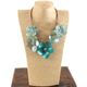 Acrylic Flower Statement Necklace
