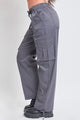 Mid Rise Cargo Pants in Charcoal (REG)