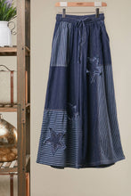 Frayed Star Patchwork Wide Pants (REG)