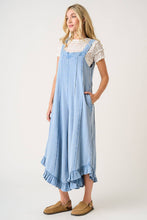 Dana Ruffle Jumpsuit in Dusty Blue (REG)