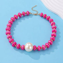 Chunky Pearl Resin Necklace