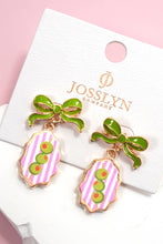 Enamel Bow Charm Earrings