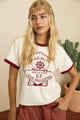 Laguna Beach Ringer Tee in Red (REG)