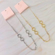 Double Equestrian Chain Necklace