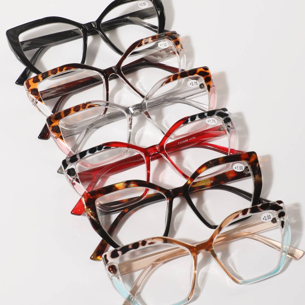 Fashion Leopard Frame Reading Glasses