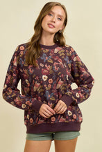 Fall Floral Pullover Top (REG)