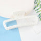 White Crackle Claw Clip