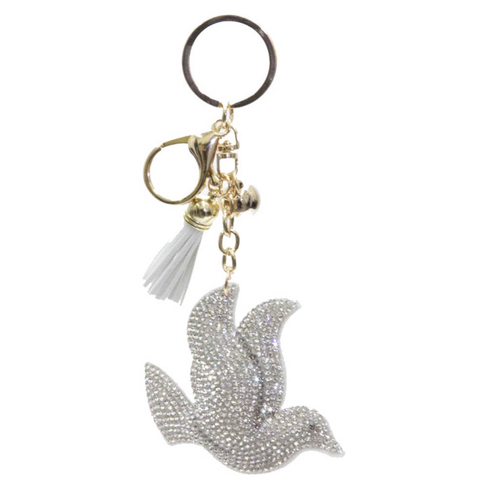 Dove Sparkle Keychain