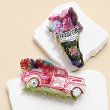 Fresh Flowers Claw Clip
