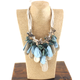 Coconut Butterfly Drape Necklace
