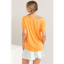 Orange V-Neck Dolman Top (REG)