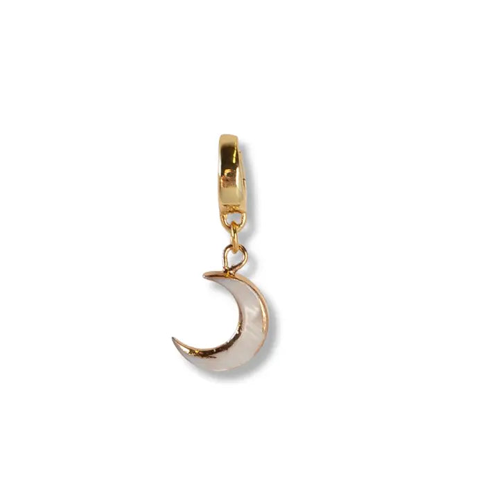 Pearly Moon Charm