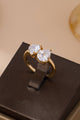 Minimal Crystal Duo Ring