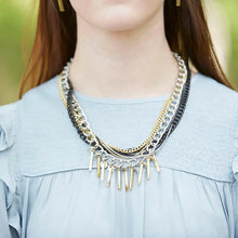 Spiked Metallic Necklace