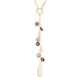 Fringe Bead Drop Necklace
