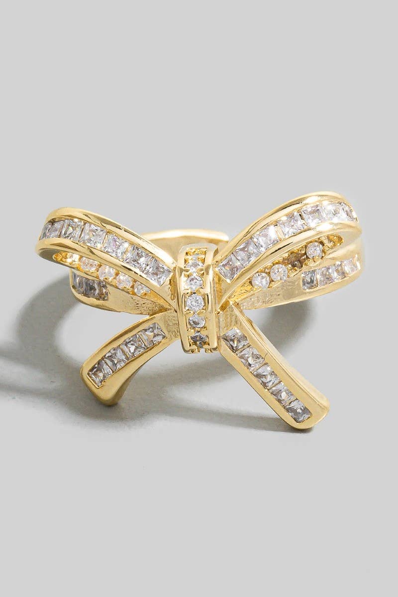 Pave Ribbon Ring
