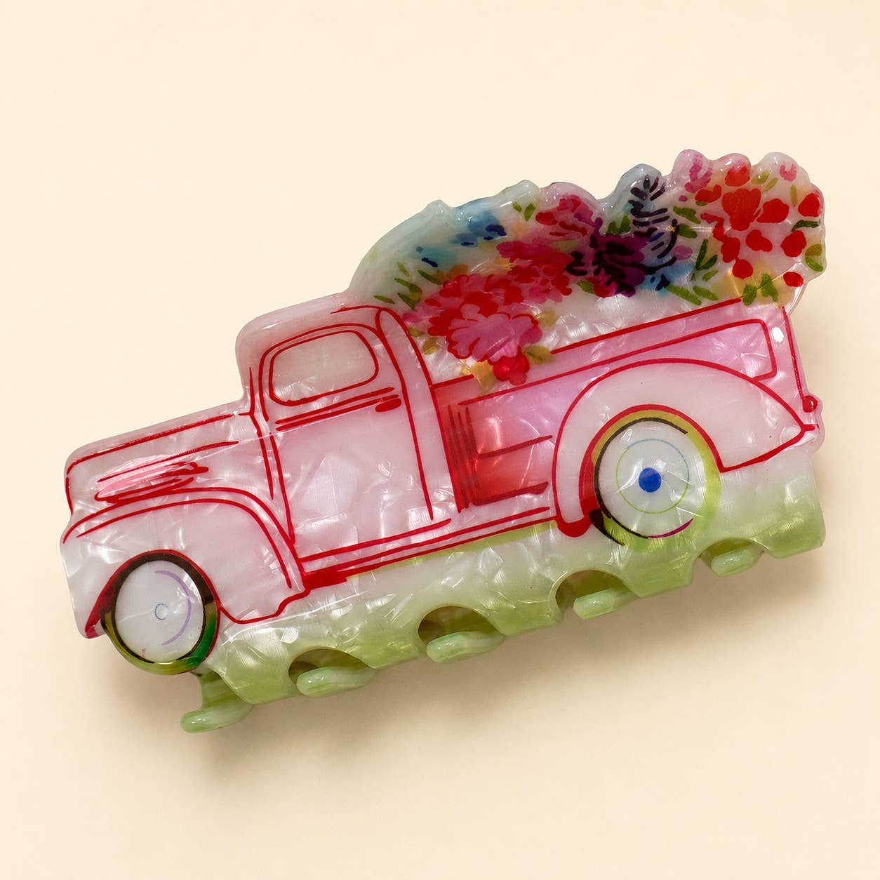 Fresh Flowers Claw Clip