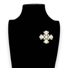 Vintage Pearl and Star Brooch