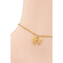 Bow Charm Anklet