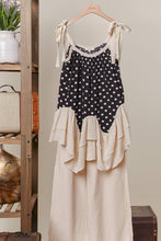 Layered Polka Dot Tunic Top (REG)