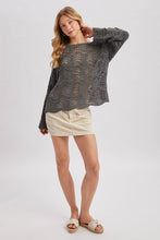 Scallop Knit Sweater in Ash (REG)