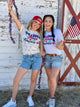 She Loves Jesus & America Too Tee (REG/PLUS)