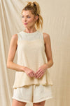 Textured Yoke Top (REG)