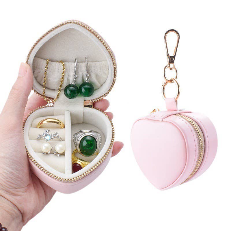 Heart Shaped Jewelry Box Keychain