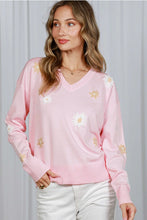 Floral Francine Sweater in Pink (REG)